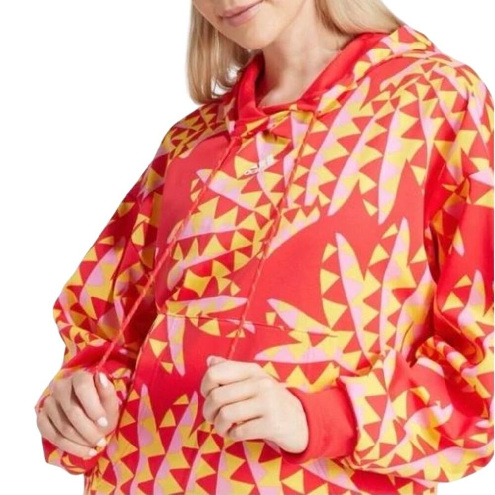 adidas Red Pink Yellow banana Geometric Hoodie